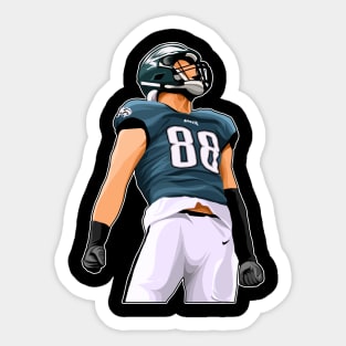 Dallas Goadert #88 Celebrate Sticker